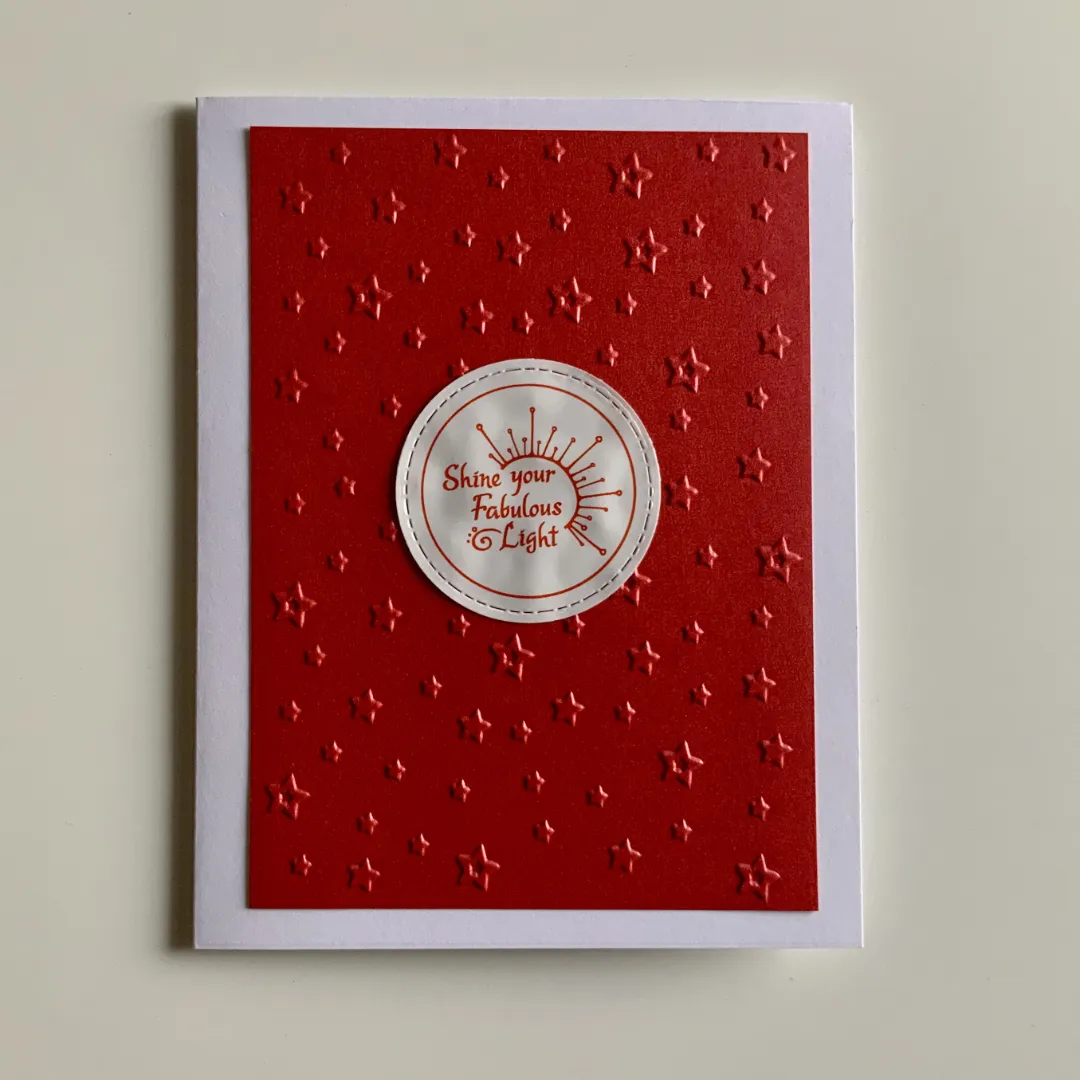 handmade diwali card with embossed and customised elements for corporate gifting