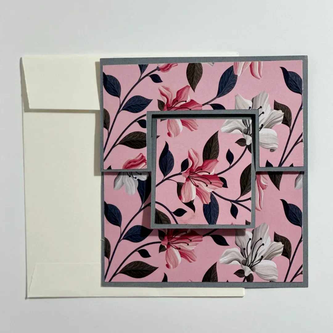 handmade friendship card with beautiful design